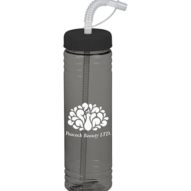 Halcyon Water Bottle with Straw Lid - 24 oz