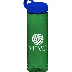 Halcyon Water Bottle with Tethered Lid - 24 oz