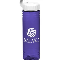 Halcyon Water Bottle with Tethered Lid - 24 oz