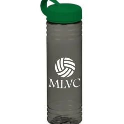 Halcyon Water Bottle with Tethered Lid - 24 oz