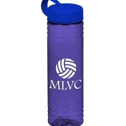 Halcyon Water Bottle with Tethered Lid - 24 oz