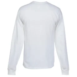 Hanes Authentic LS T-Shirt - Full Color - White