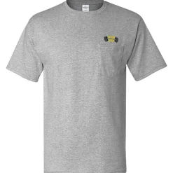 Hanes Authentic Pocket T-Shirt - Embroidered