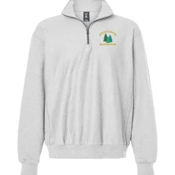 Hanes Beefy Sweats Premium Heavyweight 1/4-Zip Sweatshirt - Embroidered