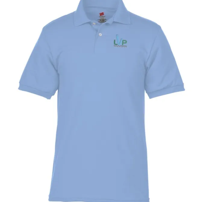 Hanes ComfortBlend 50/50 Jersey Sport Shirt - Men's - Embroidered