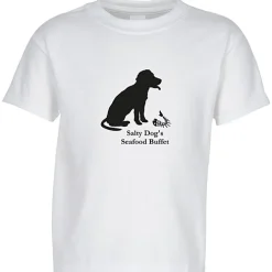 Hanes 50/50 ComfortBlend T-Shirt - Youth - White - Screen
