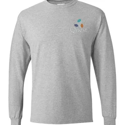 Hanes Essential-T LS T-Shirt - Men's - Embroidered