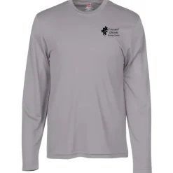 Hanes 4-oz Cool Dri Long Sleeve T-Shirt - Screen
