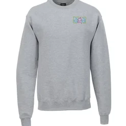 Hanes Perfect Sweats Crewneck Sweatshirt - Embroidered