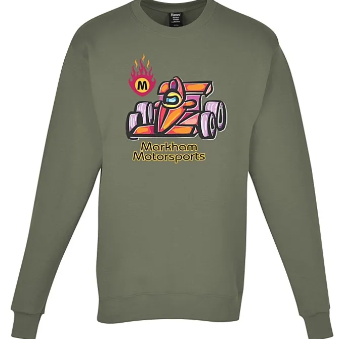 Hanes Perfect Sweats Crewneck Sweatshirt - Full Color