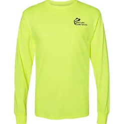 Hanes Workwear Pocket Long Sleeve T-Shirt