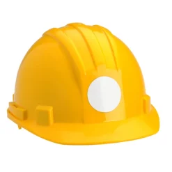 Hard Hat Sticker - Circle - 2 inches Dia