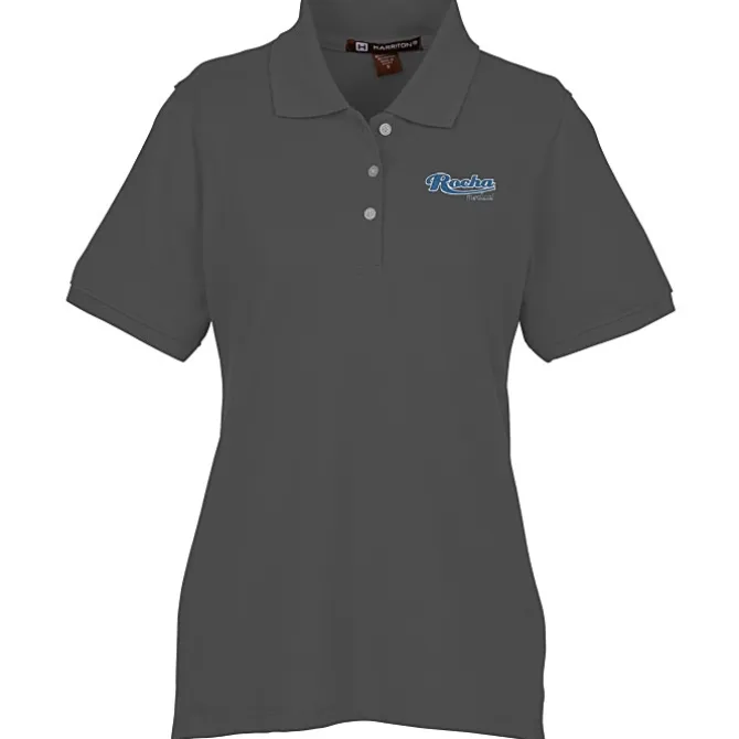 Harriton 5.6-oz Easy Blend Polo - Ladies' - Embroidered