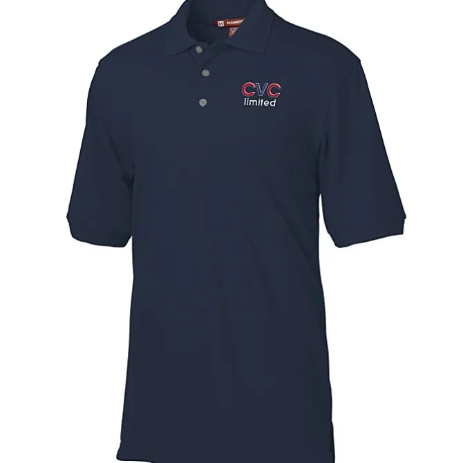 Harriton 5.6-oz Easy Blend Polo - Men's - Embroidered