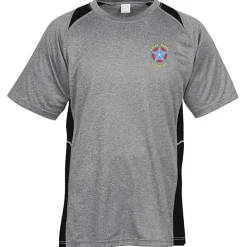 Heather Challenger Colorblock Tee - Men's - Embroidered