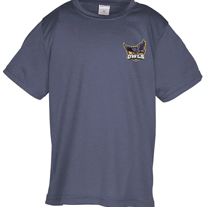 Heather Challenger Tee - Youth - Embroidered
