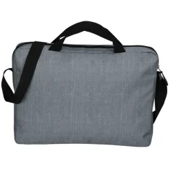 Heathered Briefcase Bag - Embroidered