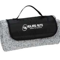 Heathered Knit Fold Up Blanket