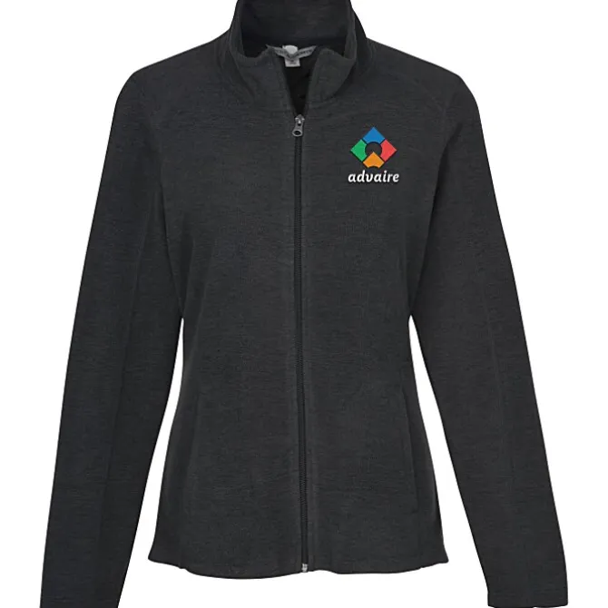 Heathered Microfleece Jacket - Ladies'
