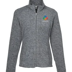 Heathered Microfleece Jacket - Ladies'
