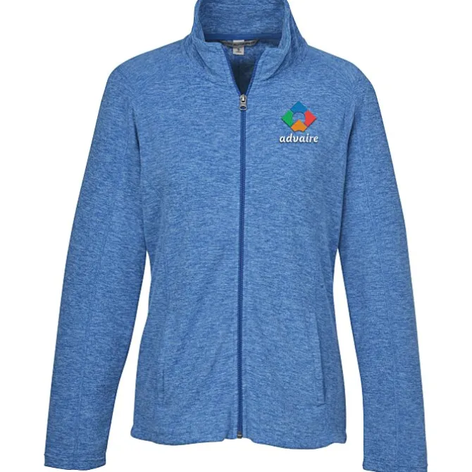 Heathered Microfleece Jacket - Ladies'