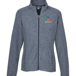 Heathered Microfleece Jacket - Ladies'