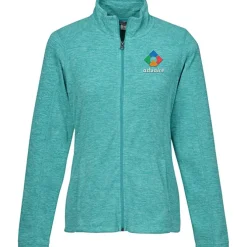 Heathered Microfleece Jacket - Ladies'