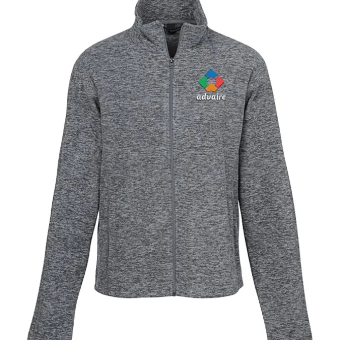 Heathered Microfleece Jacket - Men's - 24 hr