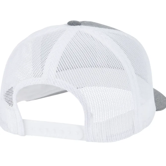 Heather Trucker Snapback Cap - Full Color Patch