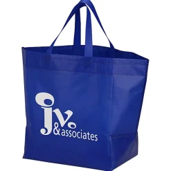 Heat Seal Laminated Large Gusset Tote - 13 1/2 inches x 12 inches