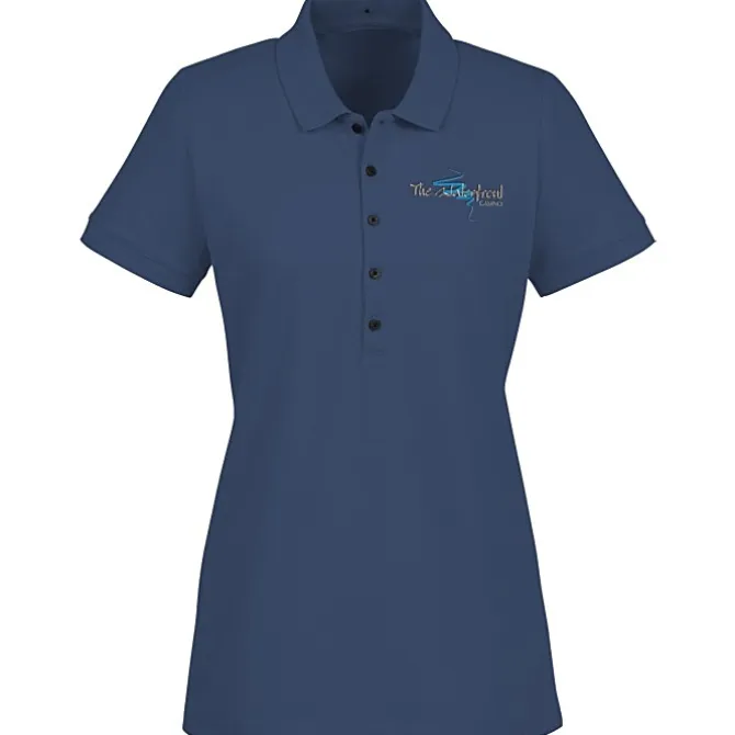 Heavy Knit Stretch Pique Polo - Ladies'