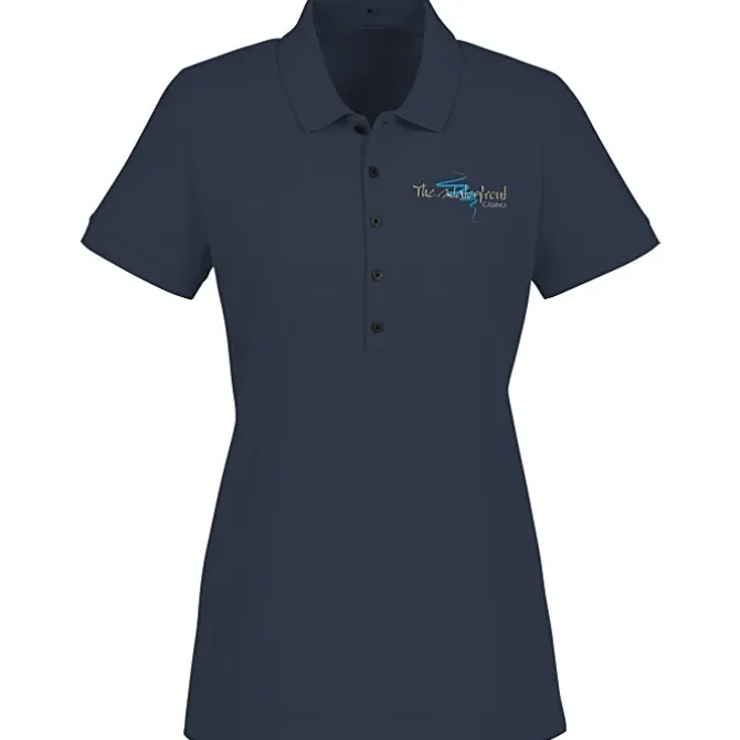Heavy Knit Stretch Pique Polo - Ladies'