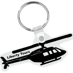 Helicopter Soft Keychain - Opaque