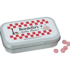 Hinged Mint Tin with Full Color Dome - Large