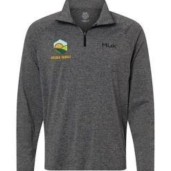 Huk Airweight Heather 1/4-Zip Pullover