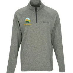 Huk Airweight Heather 1/4-Zip Pullover