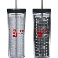 Ice Chameleon Tumbler with Straw - 16 oz