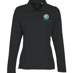 Ice Performance Pique Long Sleeve Polo - Ladies' - Embroidered
