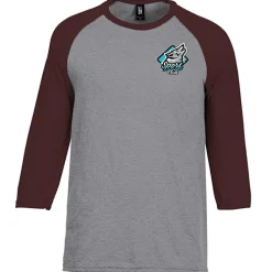Ideal 3/4 Sleeve Raglan T-Shirt - Men's - Embroidered