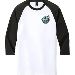 Ideal 3/4 Sleeve Raglan T-Shirt - Men's - Embroidered
