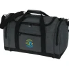 4imprint Heathered Leisure Duffel - Embroidered