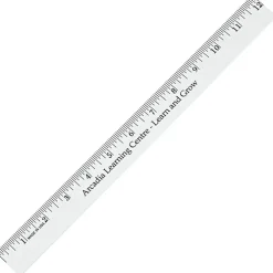 12-inch Enamel Wood Ruler - 24 hr