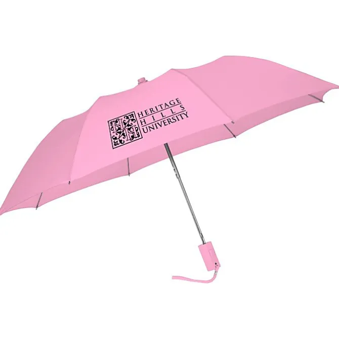 42-inch Folding Umbrella with Auto Open - Solid - 42-inch Arc
