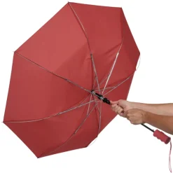 42-inch Folding Umbrella with Auto Open - Solid - 42-inch Arc