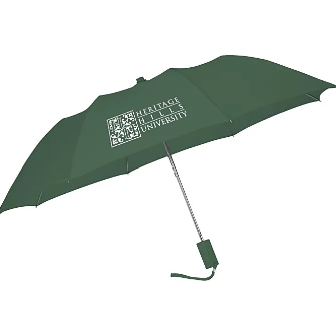 42-inch Folding Umbrella with Auto Open - Solid - 42-inch Arc