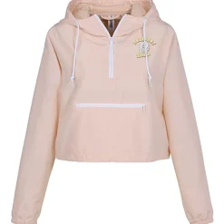 Independent Trading Co. Lightweight 1/4-Zip Crop Jacket - Ladies'