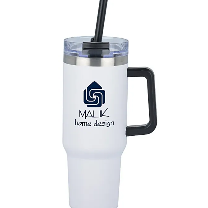 Intrepid Vacuum Mug with Straw - 40 oz