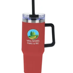 Intrepid Vacuum Mug with Straw - 40 oz - Full Color