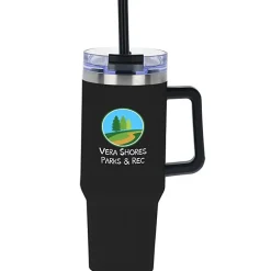 Intrepid Vacuum Mug with Straw - 40 oz - Full Color