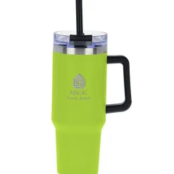 Intrepid Vacuum Mug with Straw - 40 oz - Laser Engraved